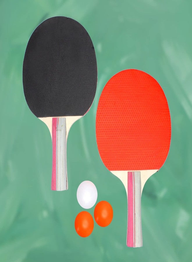 KAVIN Wooden Table Tennis with Ping Pong Balls and Net Gift Item for Kids Boys and Girls - Image 5